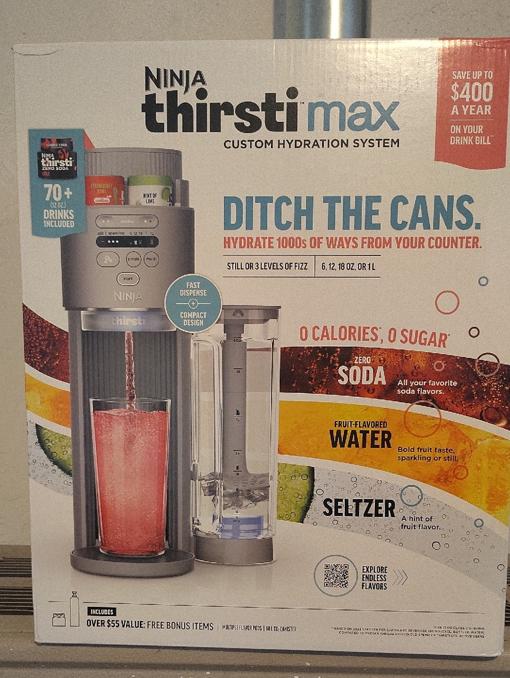 Ninja Thirsti Max Hydration System New In Box